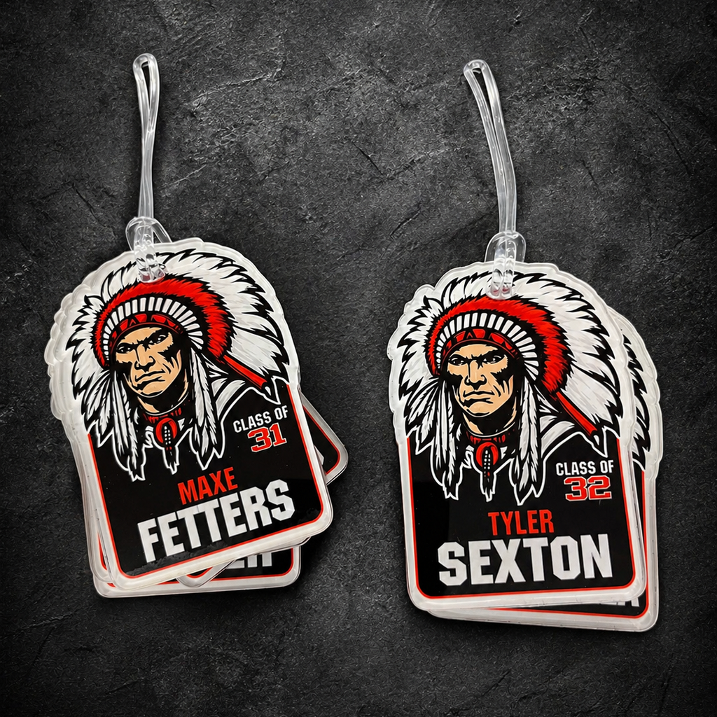 Custom Acrylic Bag Tags