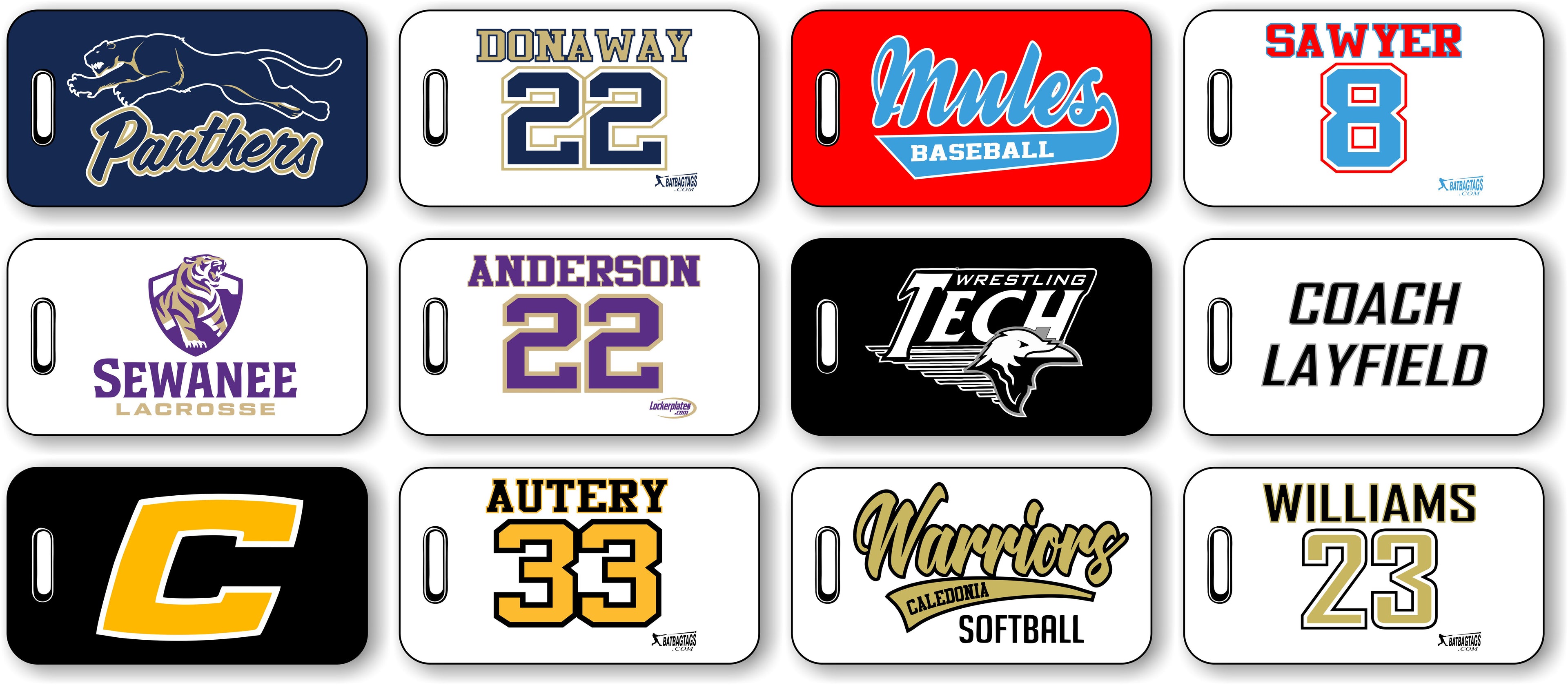 3" x 5.5" Large Rectangle Tags