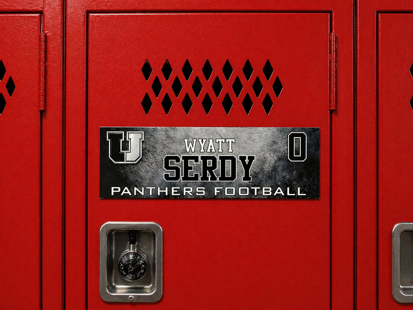 2" Magnetic Metal Nameplates