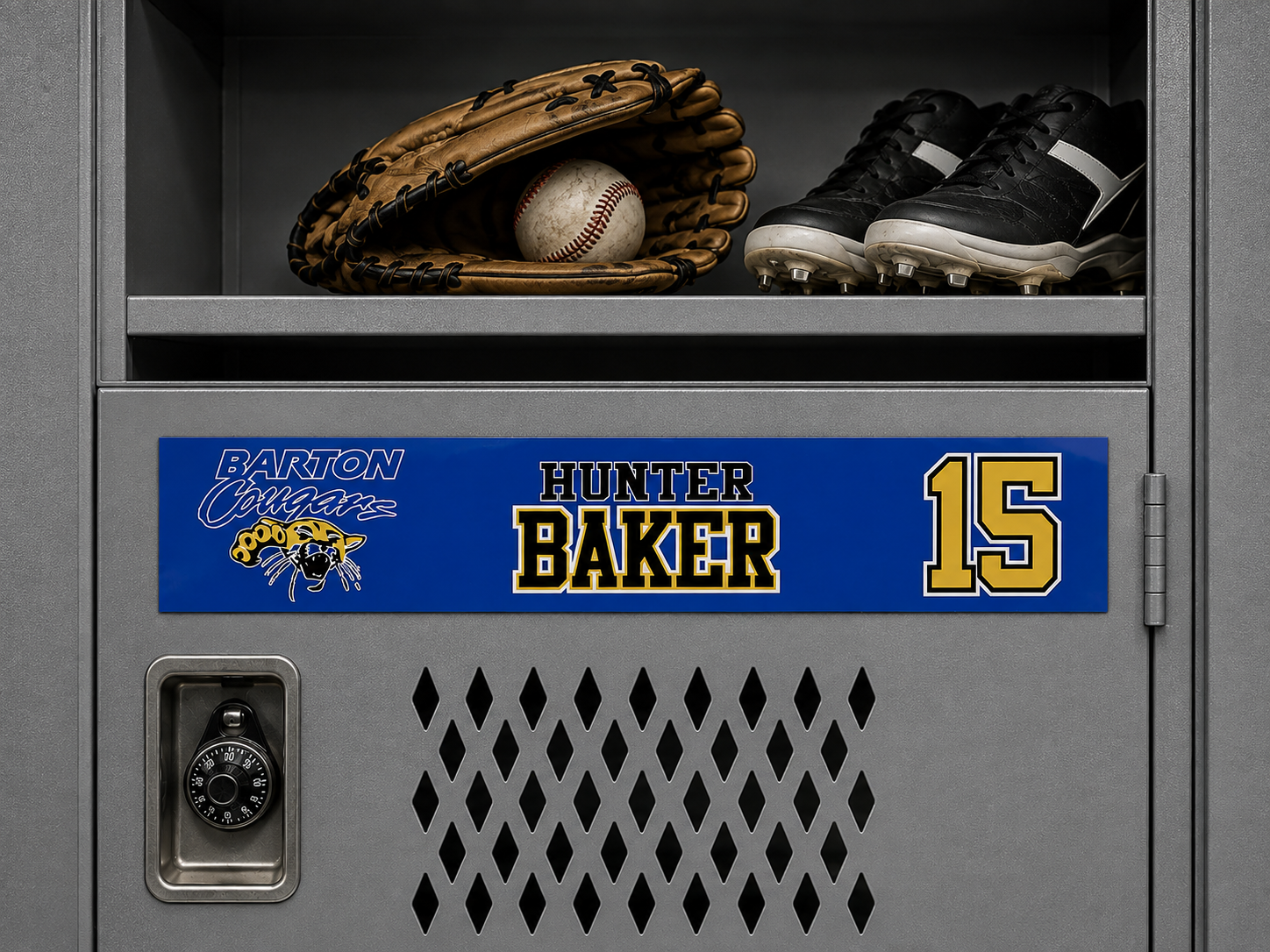 2" Magnetic Metal Nameplates