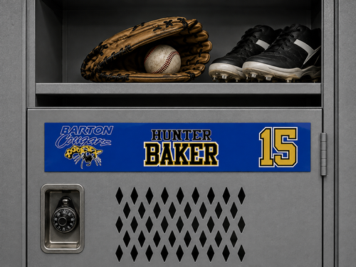 2" Magnetic Metal Nameplates
