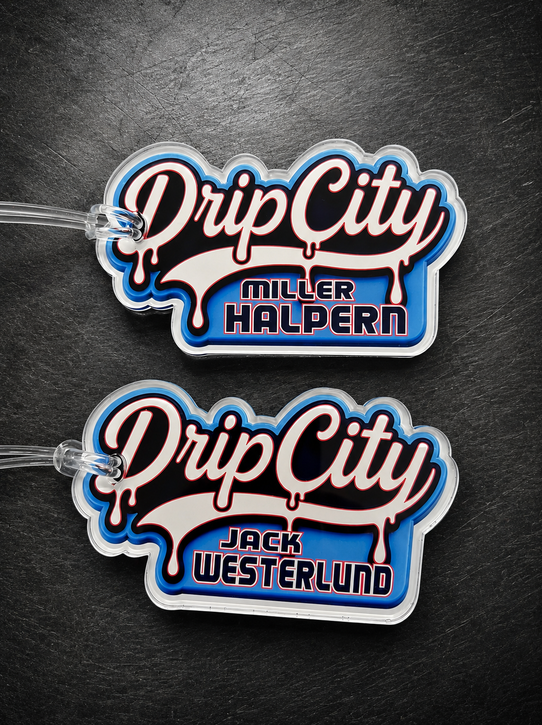 Custom Acrylic Bag Tags