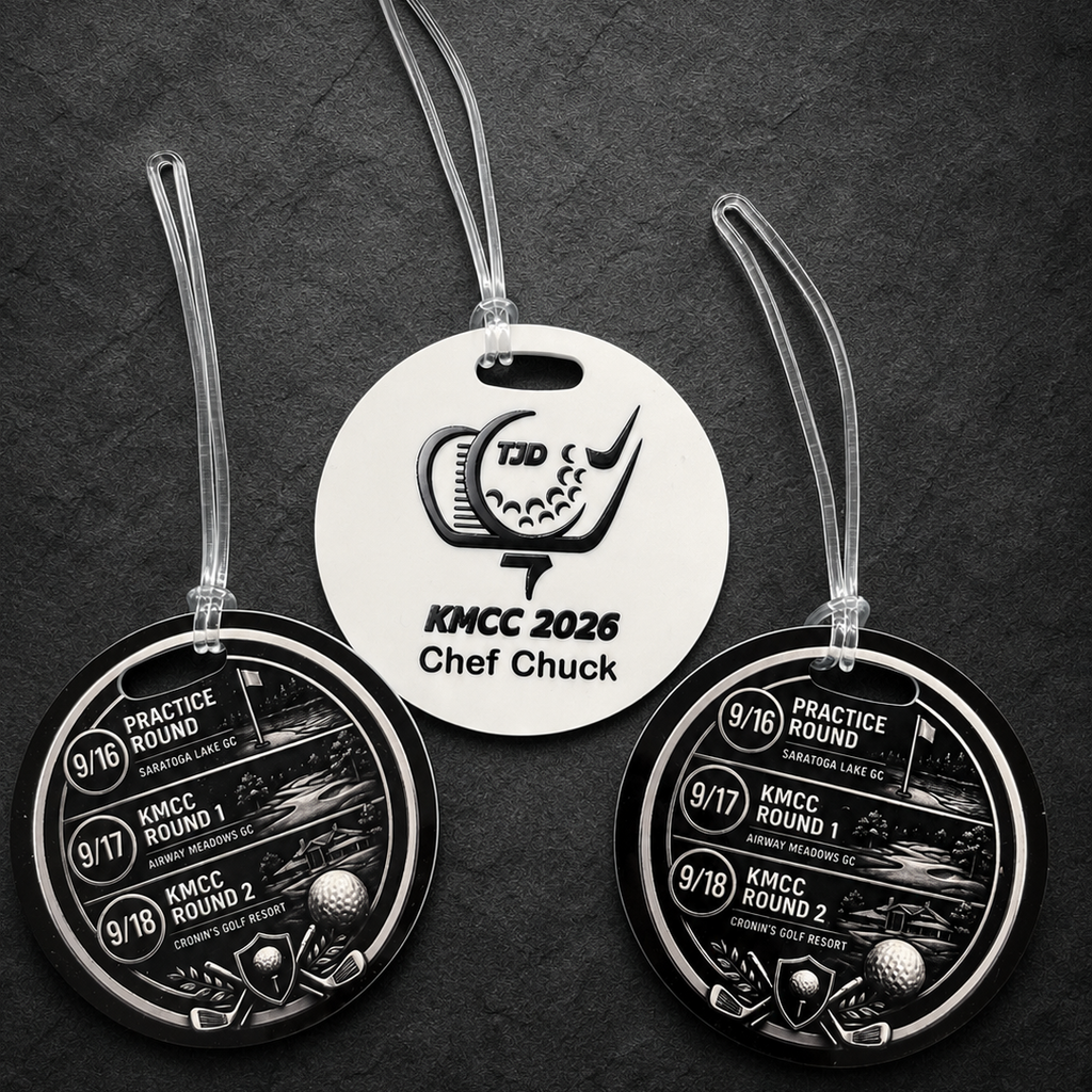 golf tournament bag tags