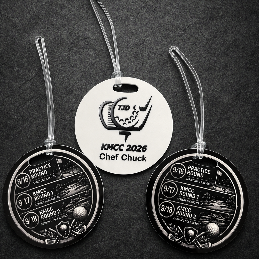 golf tournament bag tags