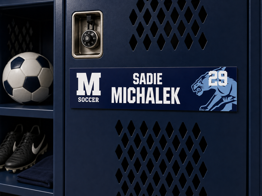 2" Magnetic Metal Nameplates