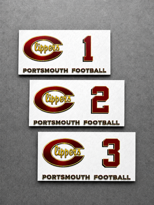 3" Magnetic Metal Nameplates