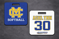 3.5" Square thick PVC Bag Tags